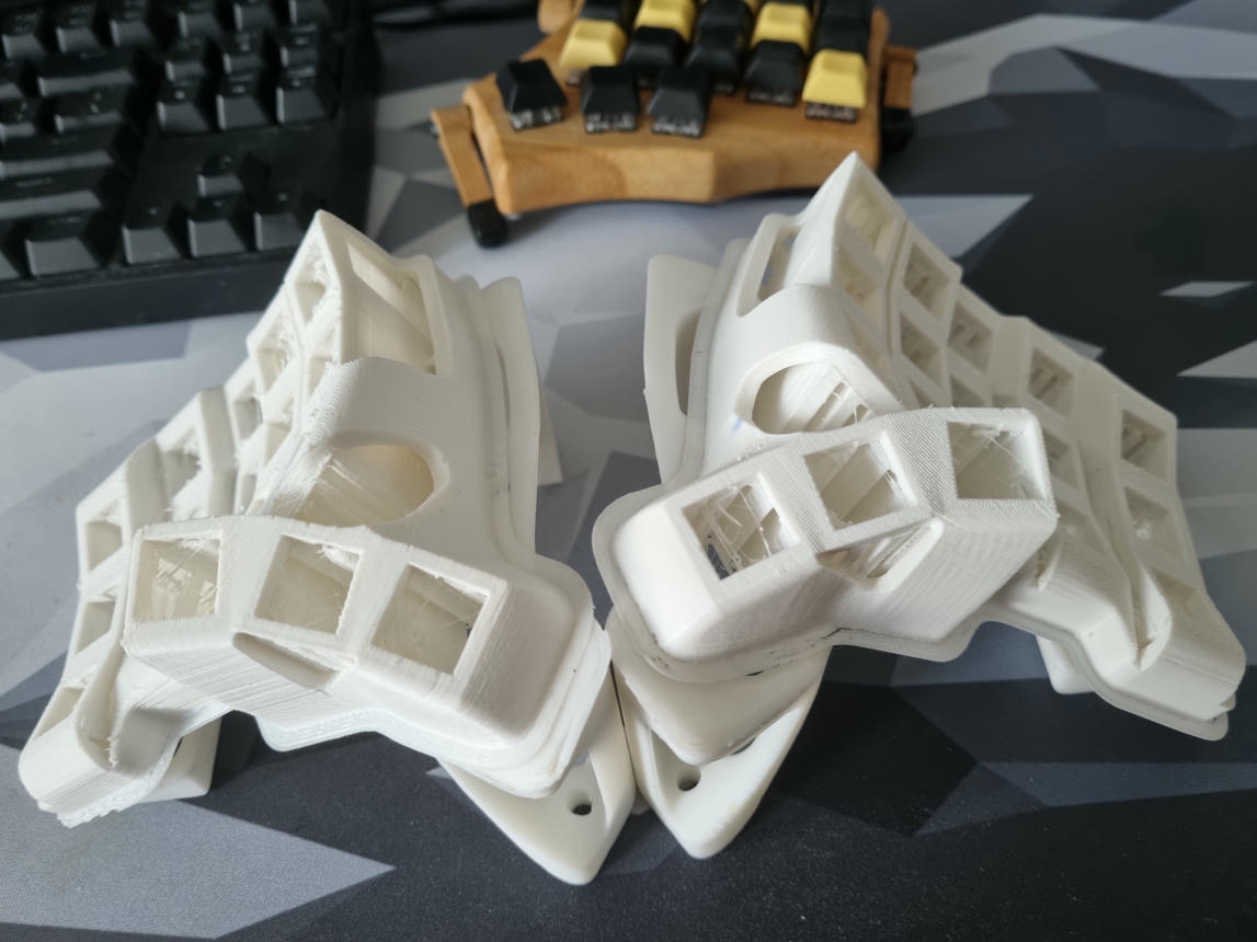 3D printed shield of the Skeletyl